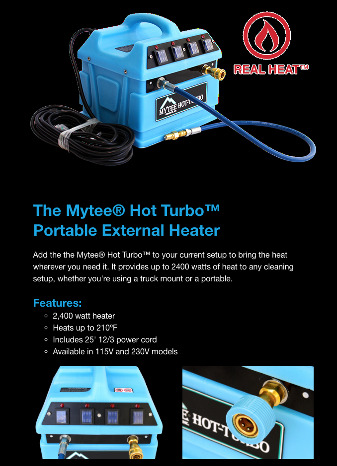 real heat with mytee turbo in line heater